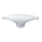 Whitecap Rubber Spreader Boot  Pair  Large  White S9200P