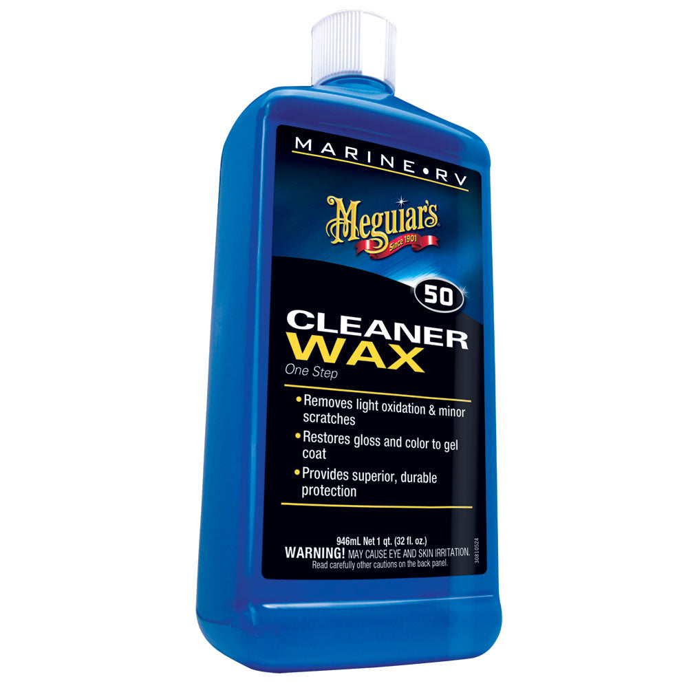 Meguiars 50 BoatRV Cleaner Wax  Liquid 32oz M5032