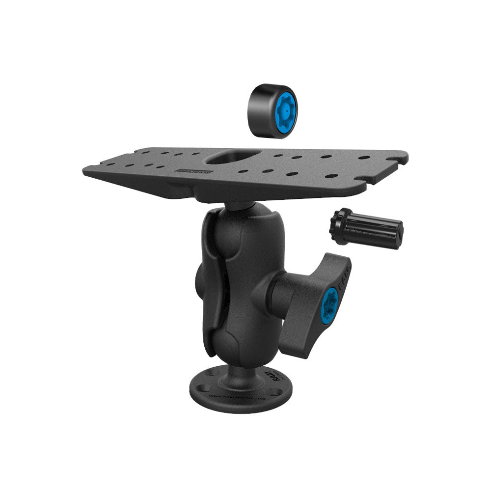 RAM Mount Heavy Duty Marine Electronics Mount wCombination PinLock Security Kit Short Arm RAMSGD111UC