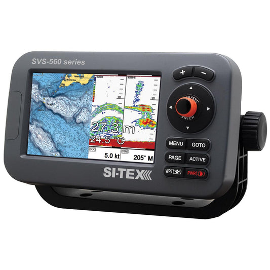 SITEX SVS560CFE Chartplotter  5 Color Screen wExternal GPS  Navionics Flexible Coverage SVS560CFE