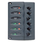 BEP Contour Switch Panel  Waterproof 6 Way wPTC Fusing CSP6PTC