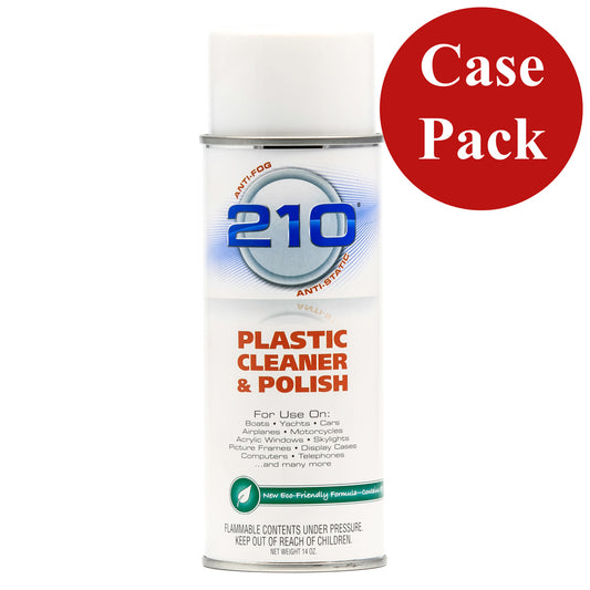 Camco 210 Plastic Cleaner Polish  14oz Spray  Case of 12 40934CASE