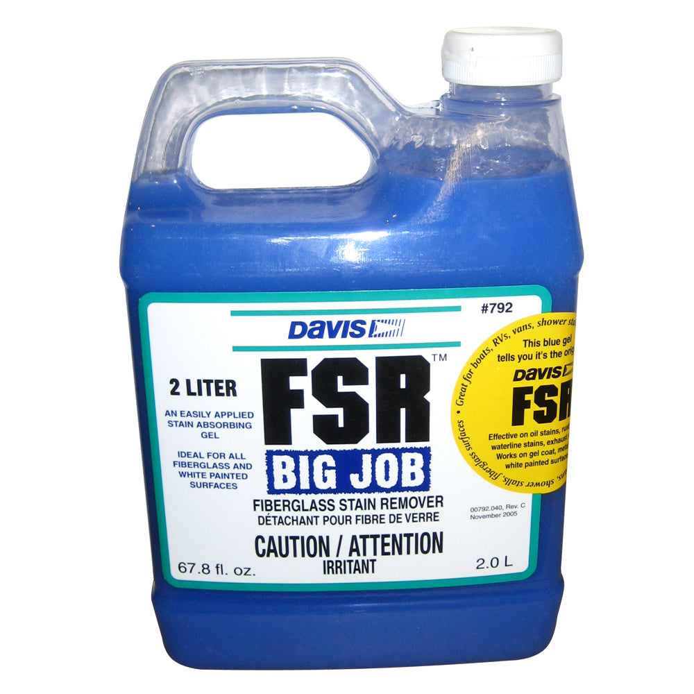Davis FSR Big Job Fiberglass Stain Remover  2Liter 792