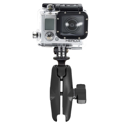 RAM Mount GoPro Hero Adapter with Double Socket Arm RAMB202GOP1201U