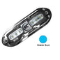 ShadowCaster SCM6 LED Underwater Light w20 Cable  316 SS Housing  Bimini Blue SCM6BB20
