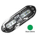 ShadowCaster SCM6 LED Underwater Light w20 Cable  316 SS Housing  Aqua Green SCM6AG20