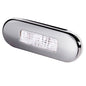 Hella Marine Surface Mount Oblong LED Courtesy Lamp  White LED  Stainless Steel Bezel 980869301