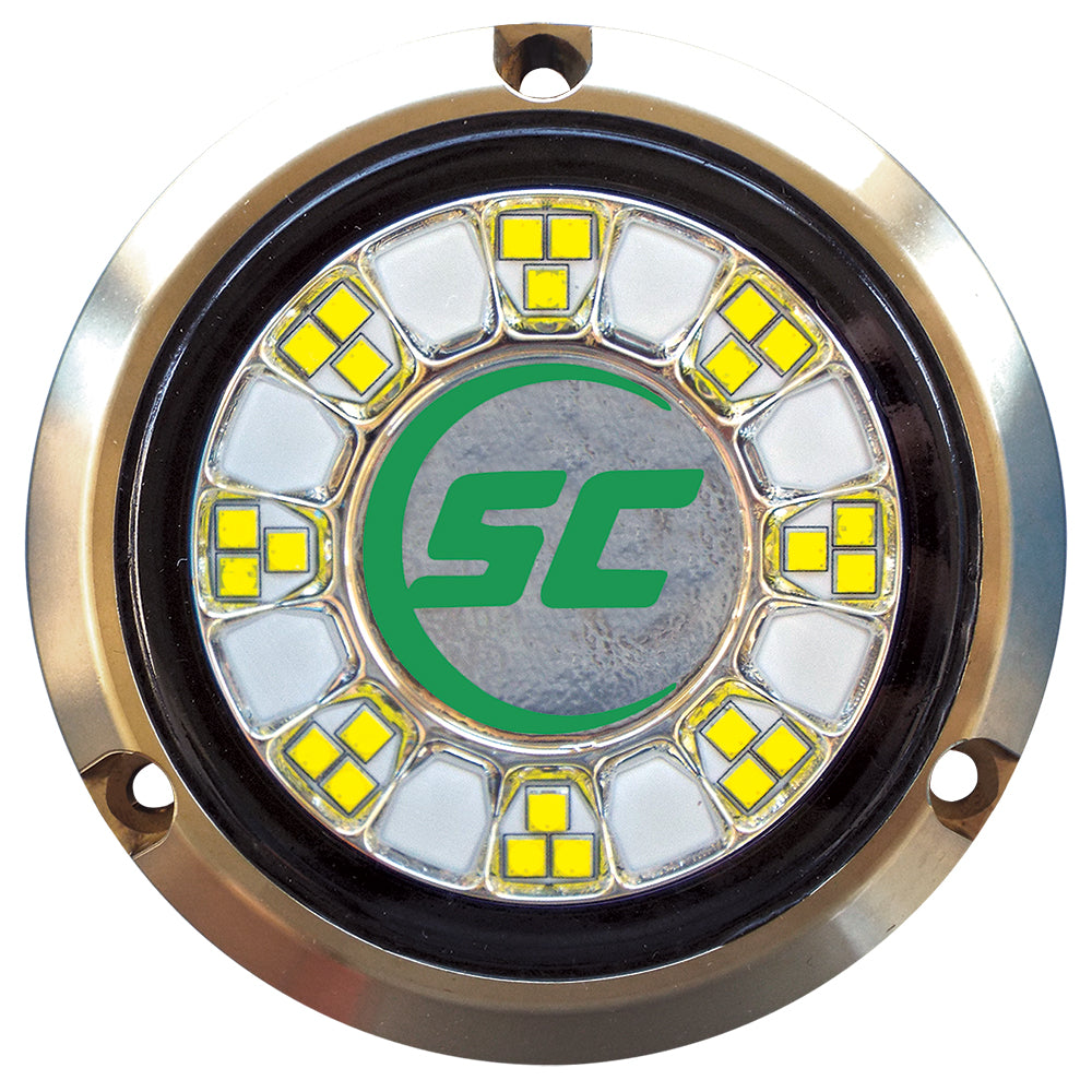 ShadowCaster SCR24 Bronze Underwater Light  24 LEDs  Aqua Green SCR24AGBZ10