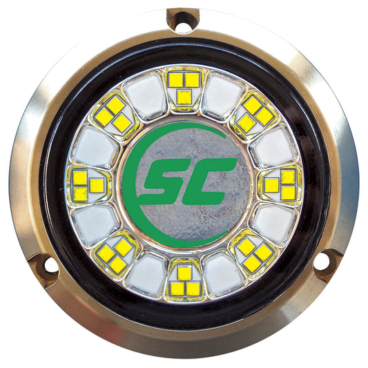 ShadowCaster SCR24 Bronze Underwater Light  24 LEDs  Aqua Green SCR24AGBZ10