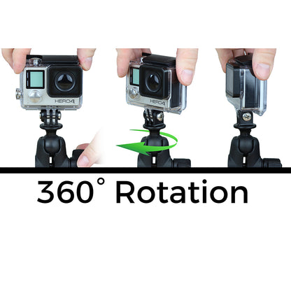 RAM Mount RAM 1 Ball Adapter for GoPro Bases with Short Arm and Action Camera Adapter RAPBGOP2AGOP1U