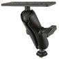 Ram Mount Marine Electronics Mount w Track Ball Base f Units Under 10 Lbs RAM111B354TRA1U