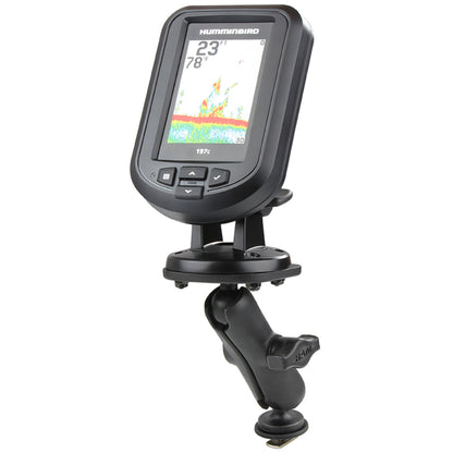 Ram Mount RAM Track Ball Mount with Marine Electronic Plate for the Eagle Cuda FishEasy Humminbird Piranha  Lowrance X4