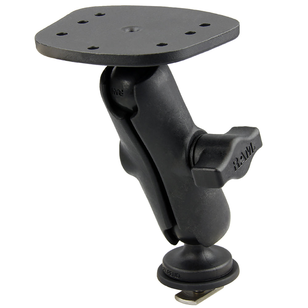 Ram Mount RAM Track Ball Mount with Marine Electronic Plate for the Eagle Cuda FishEasy Humminbird Piranha  Lowrance X4