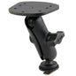 Ram Mount RAM Track Ball Mount with Marine Electronic Plate for the Eagle Cuda FishEasy Humminbird Piranha  Lowrance X4