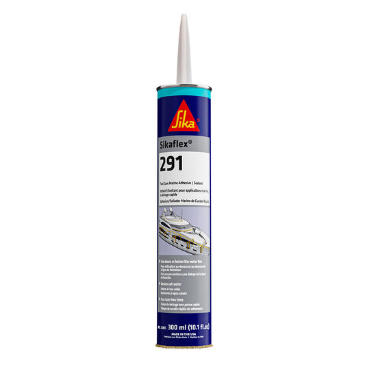 Sika Sikaflex 291 Fast Cure Adhesive  Sealant 103oz300ml Cartridge  White 90919