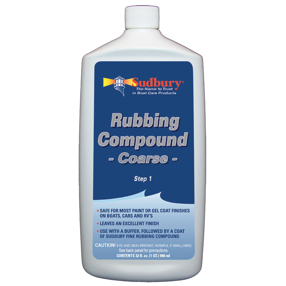 Sudbury Rubbing Compound Coarse  Step 1  32oz Fluid 444