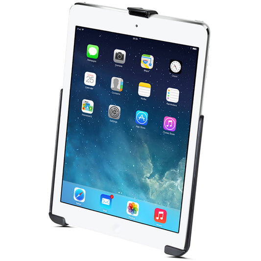 RAM Mount EZRollr Model Specific Cradle wRound Base Adapter for the iPad 5th Generation Apple iPad Air 12  iPad Pro 97