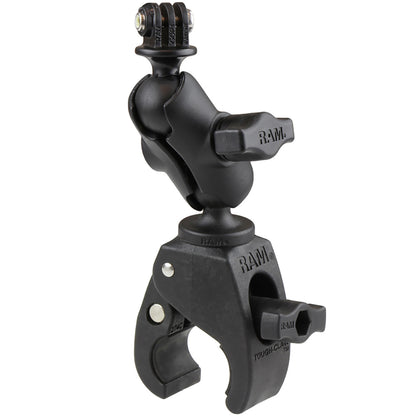 RAM Mount Small ToughClaw Base wShort Double Socket Arm  GoProAction Camera Mount RAMB400AGOP1U