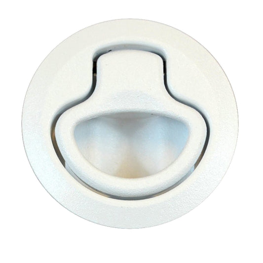 Southco Flush Pull Latch  Push To Close  Medium  White M1611
