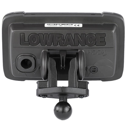 RAM Mount B Size 1 Fishfinder Ball Adapter for the Lowrance Hook2 Series RAMB202LO12