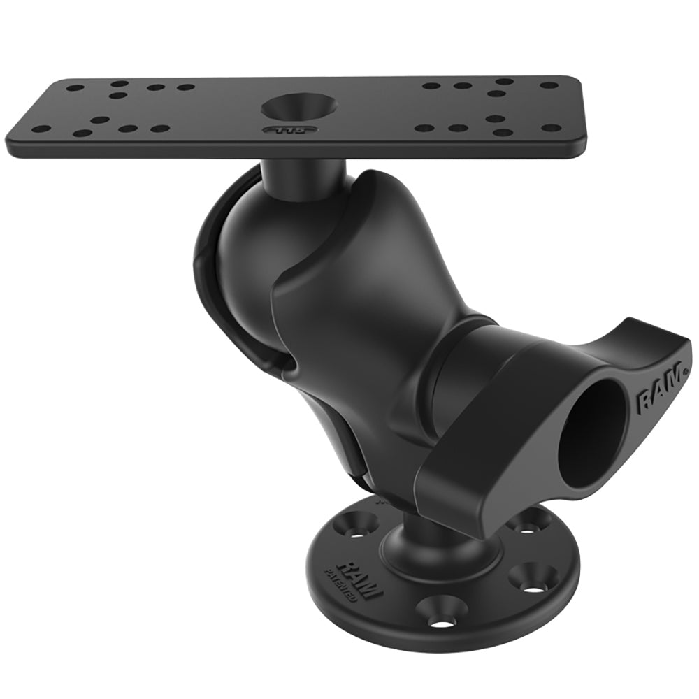 Ram Mount Universal D Size Ball Mount with Short Arm for 912 Fishfinders and Chartplotters RAMD115C