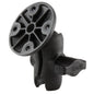 RAM Mount Composite 1 Ball Short Length Double Socket Arm w25 Round Base Including AMPs Hole Pattern RAPB103UA