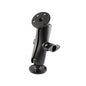 RAM Mount D Size 225 Ball Mount w2  368 Round Plate  Medium Length Double Socket Arm RAMD101U