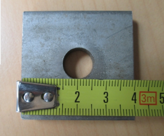 Stainless Steel CHAINPLATE D11 (40X40X6) image 0