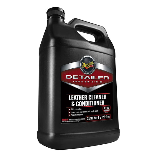 Meguiars Detailer Leather Cleaner  Conditioner  1Gallon D18001