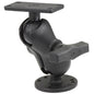 RAM Mount 15 Ball Mount w25 Round Base Short Arm  15 x 3 Plate fHumminbird Helix 5 Only RAM202153B202U