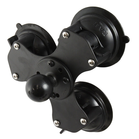 RAM Mount Triple Suction Cup Base w15 Ball RAM2243U