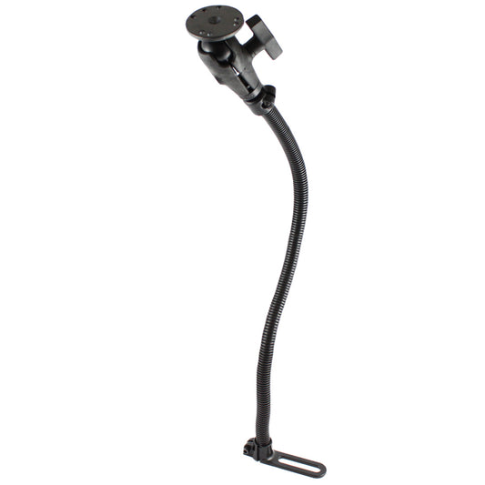 RAM Mount POD I Universal NoDrill Vehicle Mount w24 Rigid Aluminum Rod  15 Diameter Ball Round Adapter Base