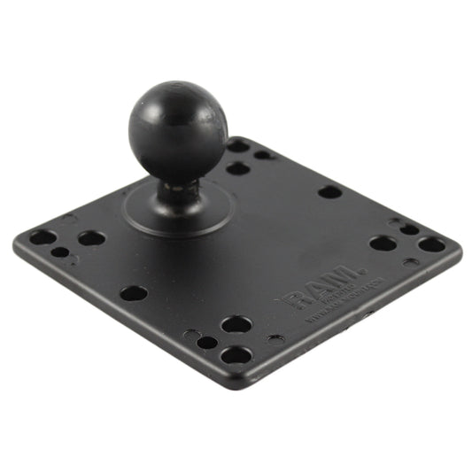 RAM Mount 475 Square Base wVESA 4 x 75mm 4 x 100mm Hole Patterns  15 Ball RAM246AD1U