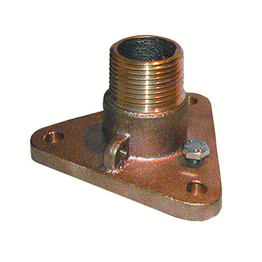 GROCO 112 Bronze NPS to NPT Flange Adapter IBVF1500