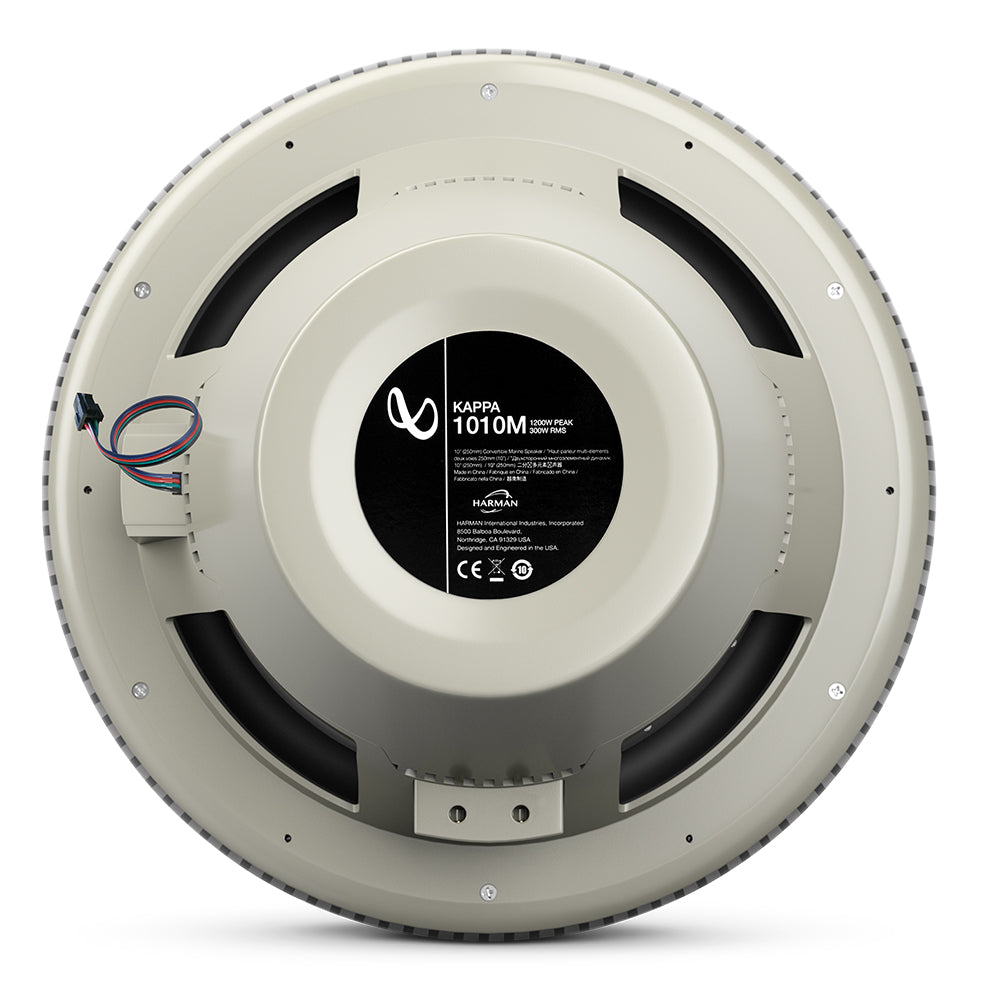 Infinity 10 Marine RGB Kappa Series Speakers  White KAPPA1010M