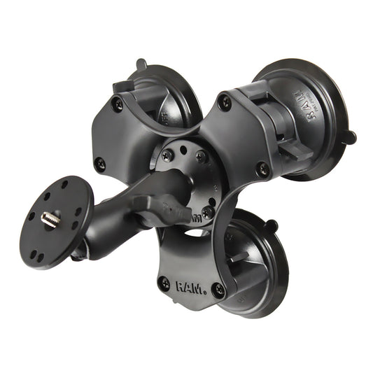 RAM Mount TwistLock Triple Suction Mount w1420 Stud RAPB365224202AU
