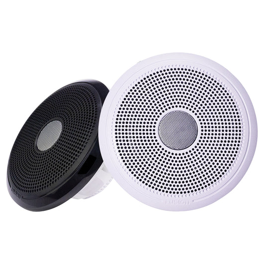 Fusion XSF65CWB XS Series 65 200 Watt Classic Marine Speakers  White  Black Grill Options 0100219600