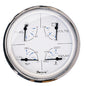 Faria Chesapeake White SS 5 Multifunction Gauge 33864