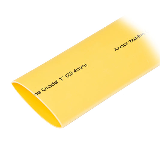 Ancor Heat Shrink Tubing 1 x 48  Yellow  1 Pieces 307948