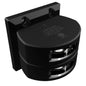 Lopolight Series 301006  Double Stacked Stern Light  2NM  Vertical Mount  White  Black Housing 301006STB
