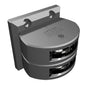 Lopolight Series 301106  Double Stacked Stern Light  3NM  Vertical Mount White  Silver Housing 301106ST