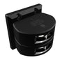 Lopolight Series 301106  Double Stacked Stern Light  3NM  Vertical Mount White  Black Housing 301106STB