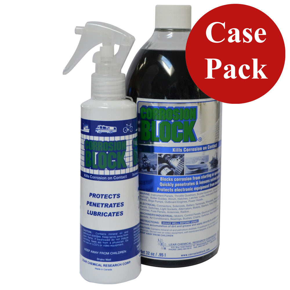 Corrosion Block 32oz Bottle with Pump  NonHazmat NonFlammable  NonToxic Case of 4 20032CASE