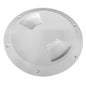 SeaDog Textured Quarter Turn Deck Plate  White  5 3361521