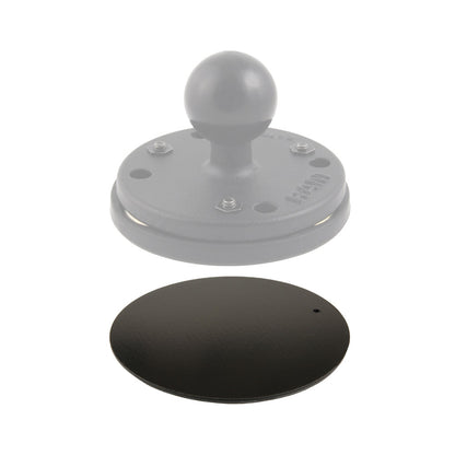 RAM Mount Steel Adhesive Plate Adapter fMagnetic Mounts RAM343PU
