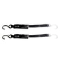 Rod Saver Stainless Steel Quick Release Transom TieDown  1 x 4  Pair SS1QRTD4