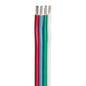Ancor Flat Ribbon Bonded RGB Cable 184 AWG  Red Light Blue Green  White  100 160010