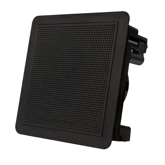 Fusion FM65SB FM Series 65 120 Flush Mount Square Marine Speakers  Black Grill  120W 0100229911