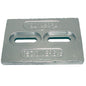 Tecnoseal Mini Magnesium Plate Anode 6 x 4 x 12 TECDIVERSSMG