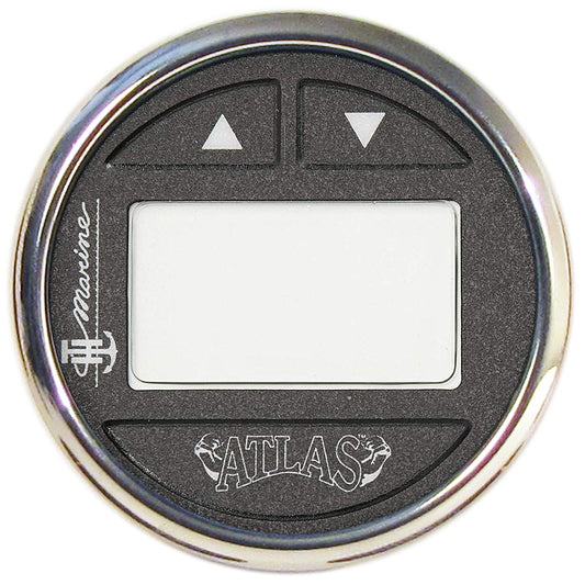 TH Marine ATLAS Hydraulic Gauge Kit f6 10 12  14 ATLAS Jack Plates  Stainless Steel Bezel FAGK2SSDP